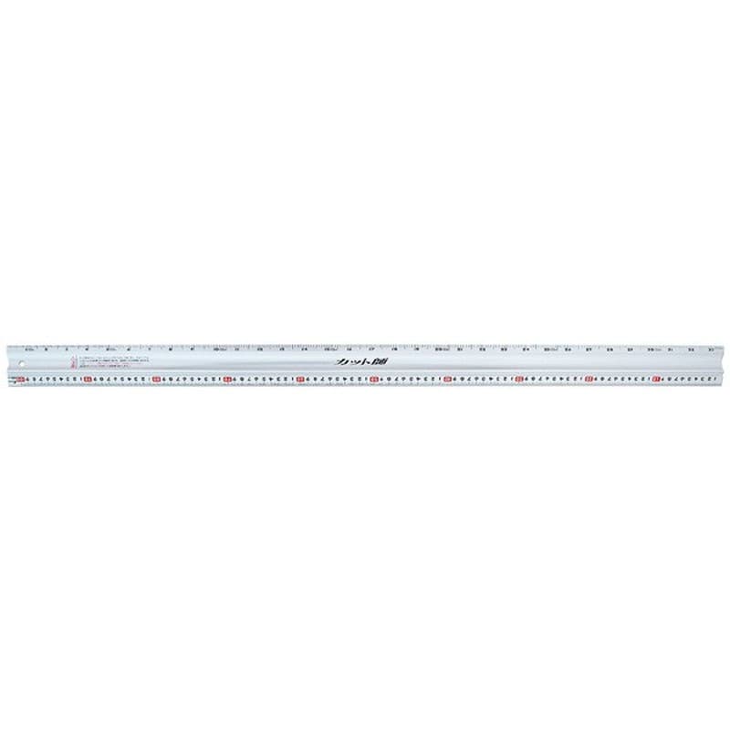 シンワ測定 4100458 65090Aカッター定規 1000併W左 #65090 1個（ご注文単位1個）【直送品】