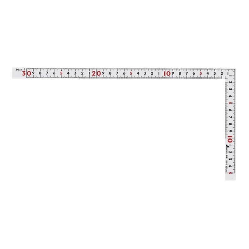 シンワ測定 4102375 11100 曲尺 同厚 ホワイト 名作 30 #11100 1個（ご注文単位1個）【直送品】