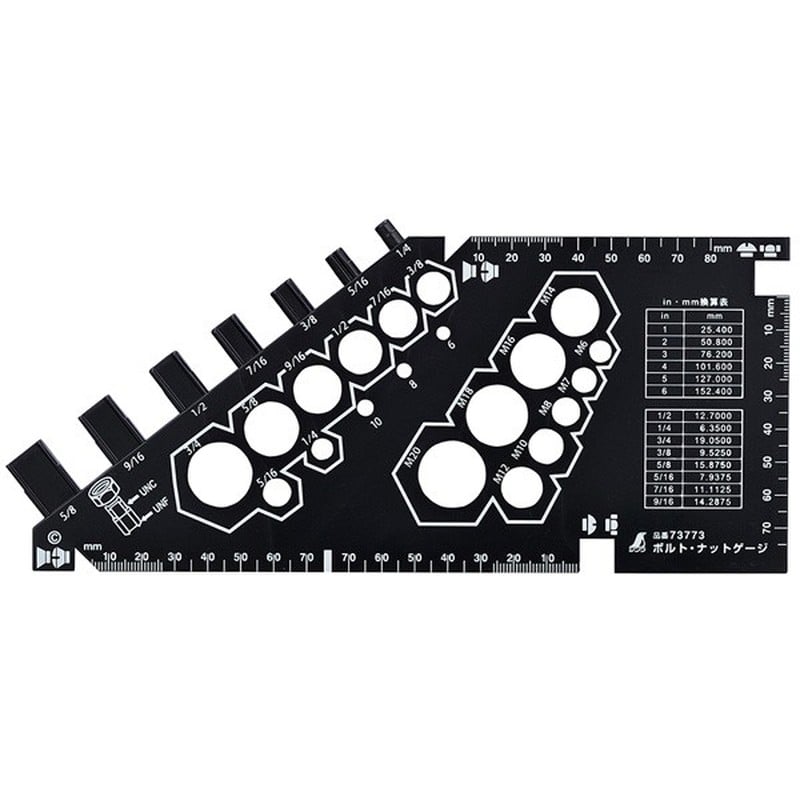 シンワ測定 4101793 73773ボルト・ナットゲージ #73773 1個(ご注文単位1個)【直送品】