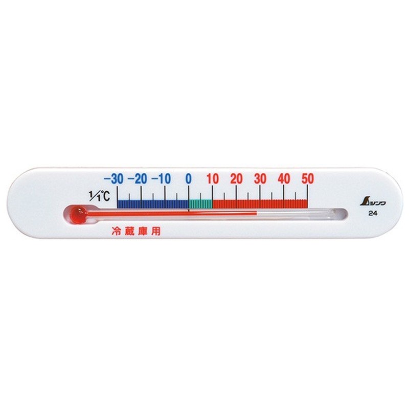 シンワ測定 410118 #72532 冷蔵庫用温度計A磁石付 1個（ご注文単位1個）【直送品】