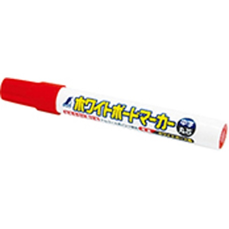 シンワ測定 4100649 78504ホワイトボードマーカー中字丸芯赤 #78504 1個（ご注文単位1個）【直送品】