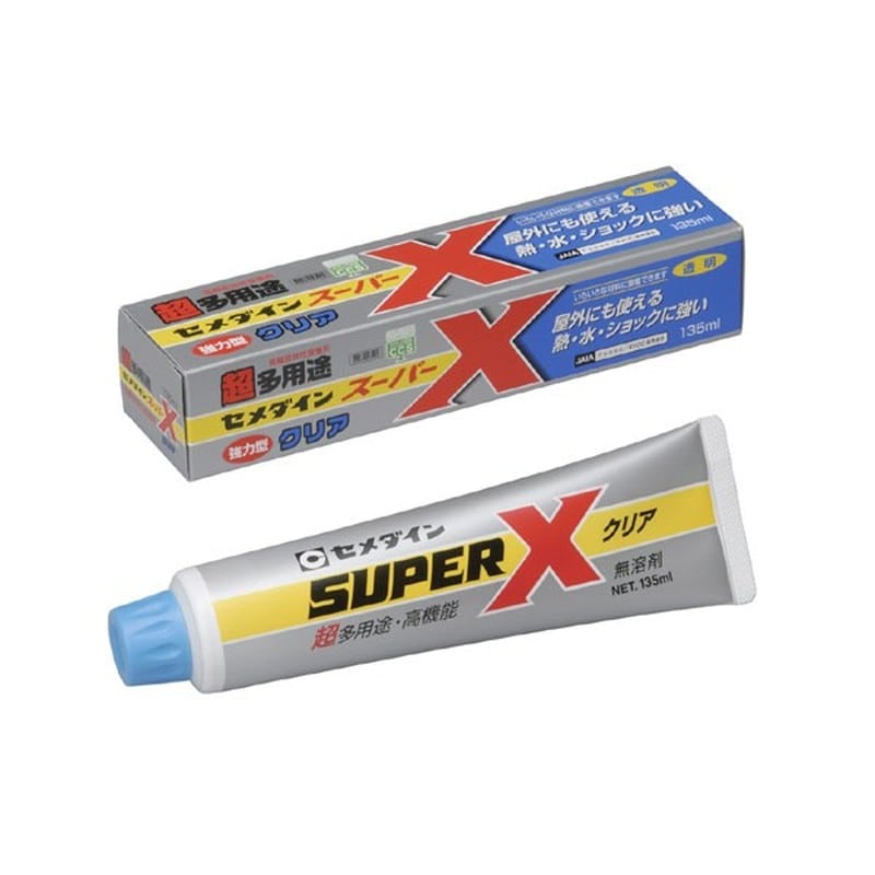 セメダイン 904150 スーパーX クリア 135ml 箱 AX-041 1個（ご注文単位1個）【直送品】