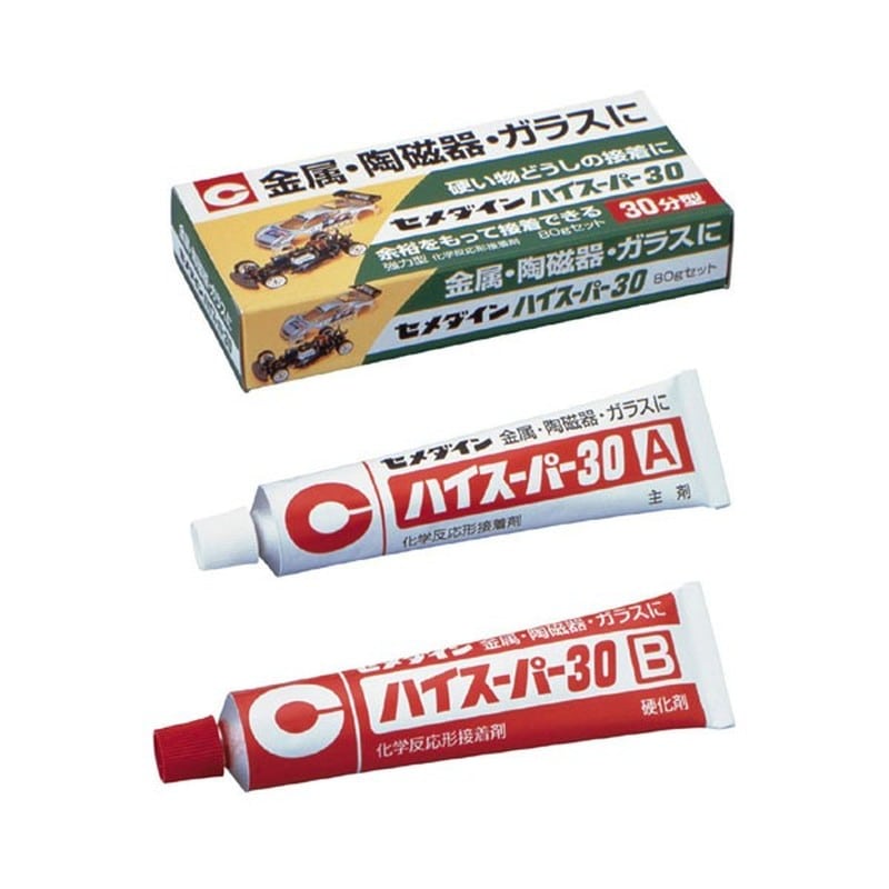 セメダイン 904076 ハイスーパー30 80gセット 箱 CA-193 1個（ご注文単位1個）【直送品】