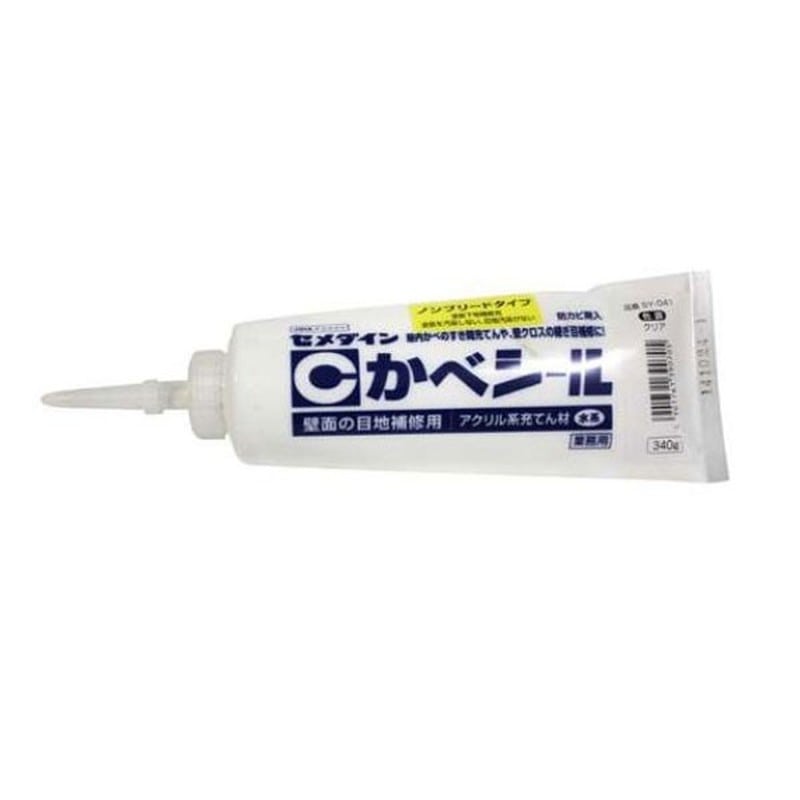セメダイン 904578 かべシールクリア 340g SY-041 1個（ご注文単位1個）【直送品】