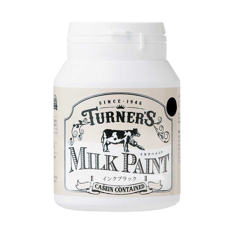 ターナー色彩 9009601 ミルクペイント インクブラック 200ML #00247670900000 1個（ご注文単位1個）【直送品】