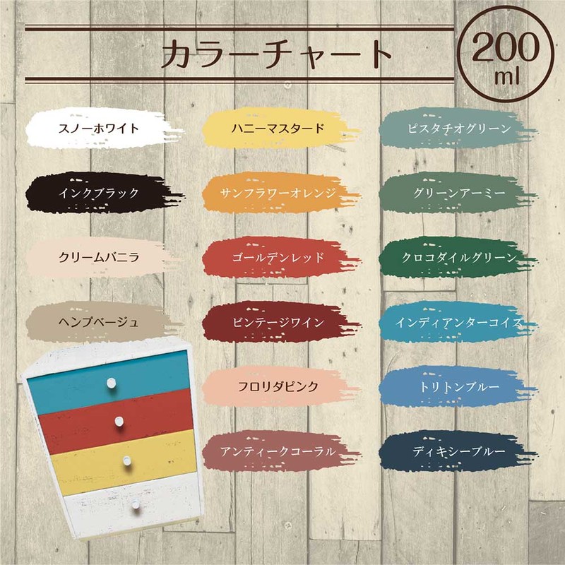 ターナー色彩 9009602 ミルクペイント ハニーマスタード 200ML #00247670910000 1個（ご注文単位1個）【直送品】