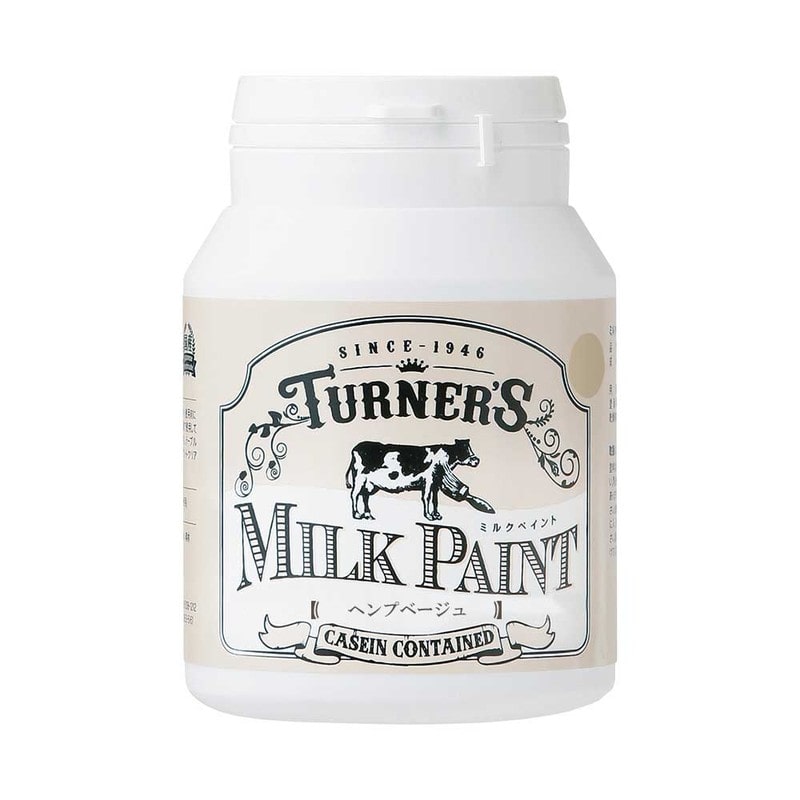 ターナー色彩 9009609 ミルクペイント ヘンプベージュ 200ML #00247670980000 1個（ご注文単位1個）【直送品】