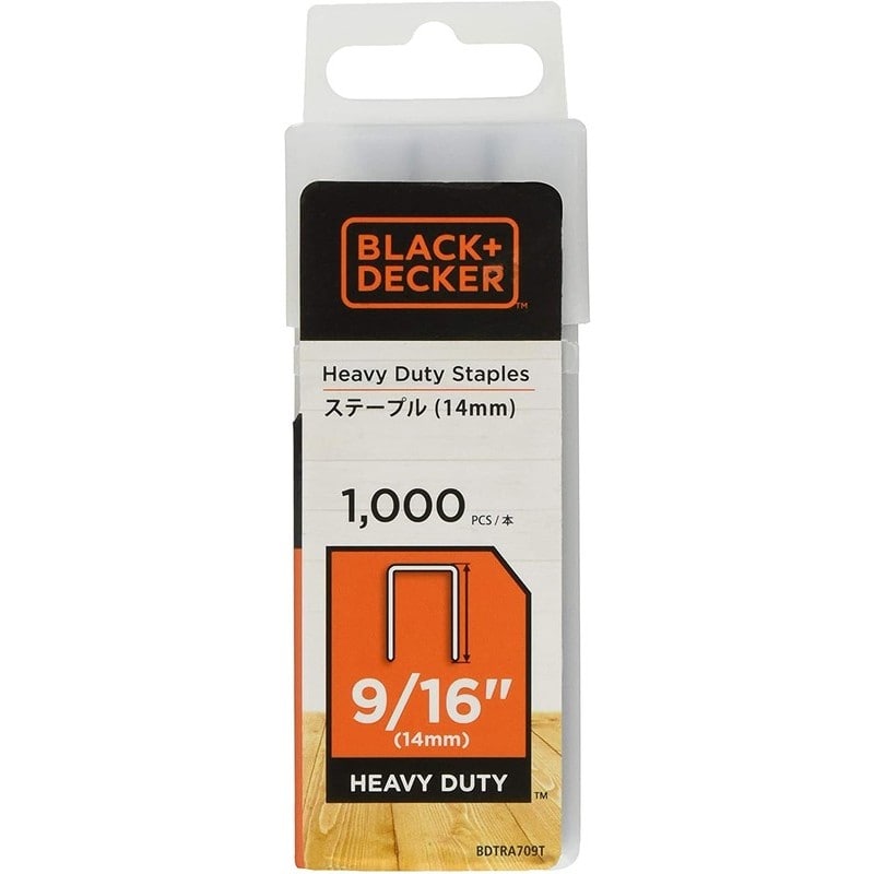 ブラック&デッカー 3190036 B&DBDCT12UBステープル1000入14mm BDTRA709T 1個(ご注文単位1個)【直送品】