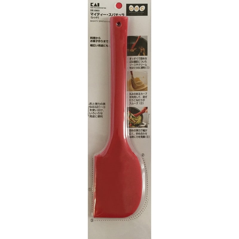 貝印 2041479 OEC マイティースパチュラ赤 000DE5903 1個（ご注文単位1個）【直送品】