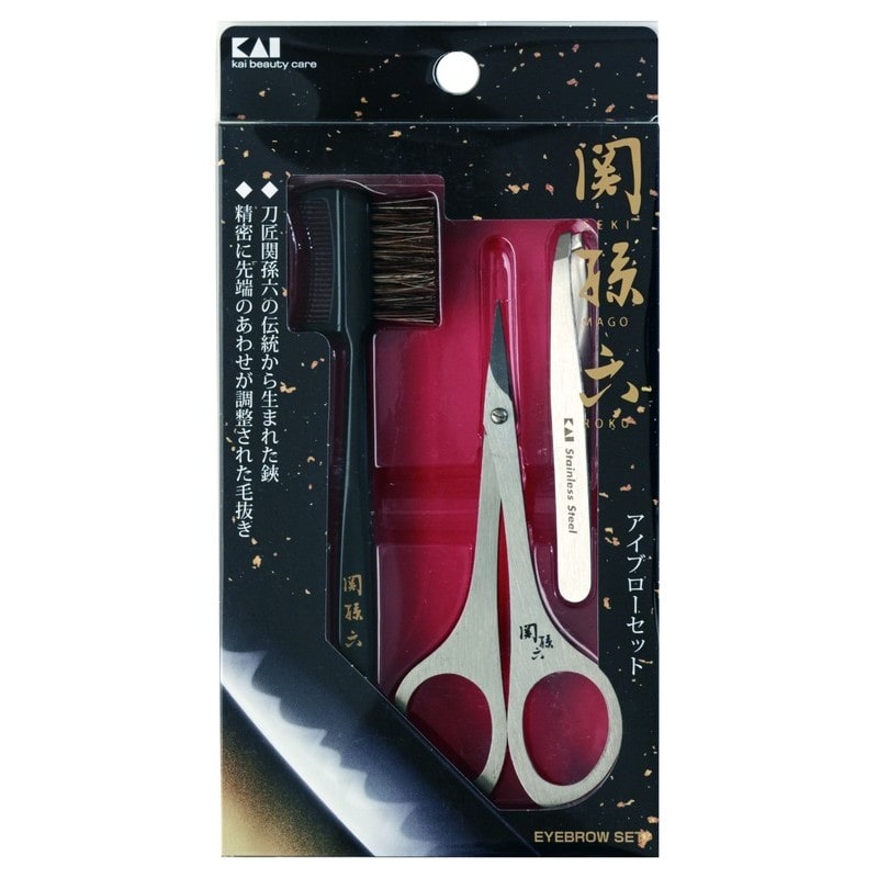 貝印 2040702 関孫六 アイブローセット #000HC3510 1個（ご注文単位1個）【直送品】