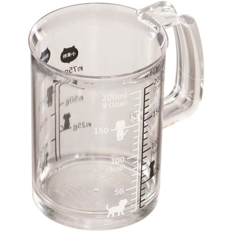 貝印 2040221 Nyammyニャミー ねこの計量カップ200ml 000DH2726 1個(ご注文単位1個)【直送品】