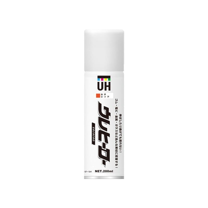 斎藤塗料 9033748 ウレヒーロースプレー レッド光沢有 200ml 1個（ご注文単位1個）【直送品】