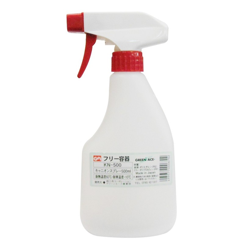 三共コーポレーション 4341912 キャニオンスプレー 角型 PE 500mL #526670 1個（ご注文単位1個）【直送品】