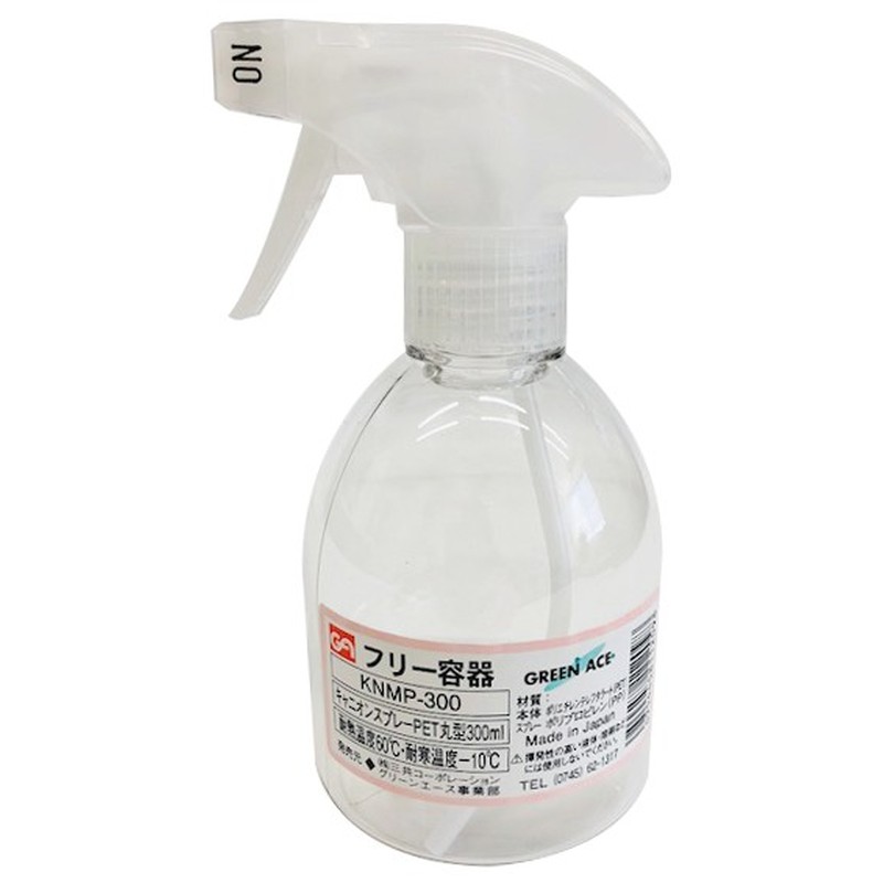 三共コーポレーション 4349024 キャニオンスプレー 丸型 PET 300mL KNMP-300 1個(ご注文単位1個)【直送品】