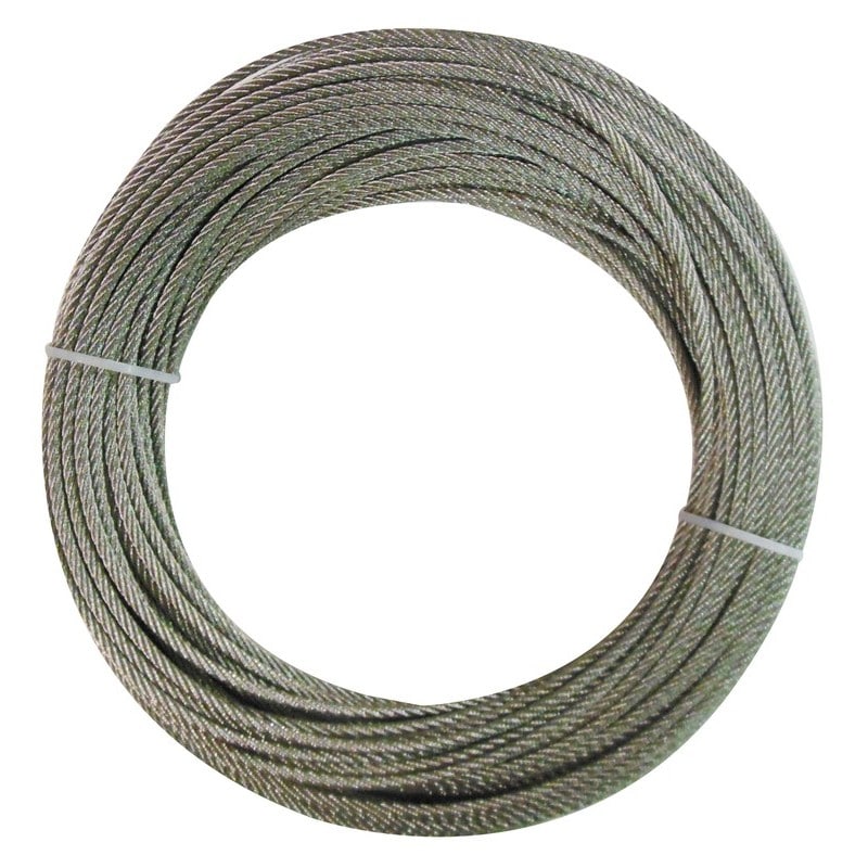 三共コーポレーション 4352724 ステンレスカットワイヤーロープ径2.5mm×30m TSC-2530 1個(ご注文単位1個)【直送品】