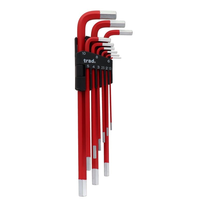 三共コーポレーション 434166 9pcs.カラー六角レンチセットロングタイプ #823351 1個（ご注文単位1個）【直送品】