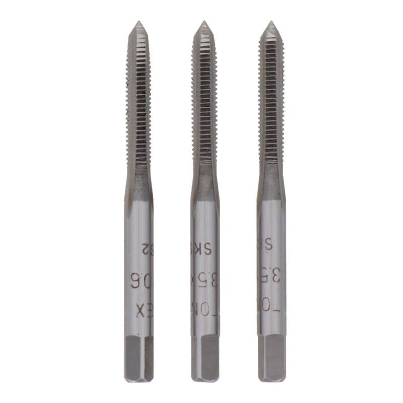三共コーポレーション 4343834 ハンドタップセット ねじ径3.5×ピッチ0.6mm #110117 1個（ご注文単位1個）【直送品】