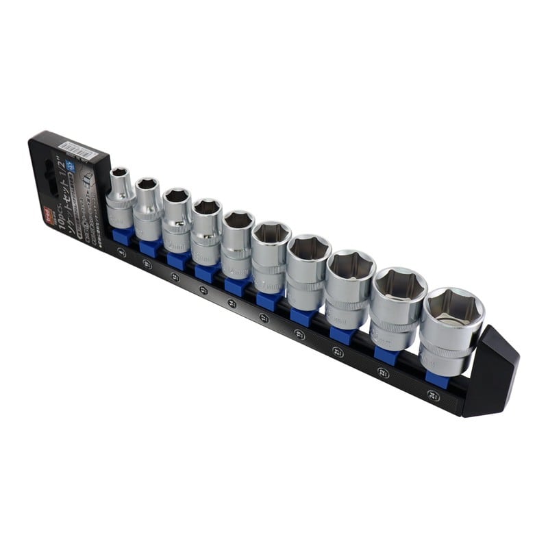 三共コーポレーション 434442 10pcs.ソケットセット 差込角:12.7mm #330059 1個（ご注文単位1個）【直送品】