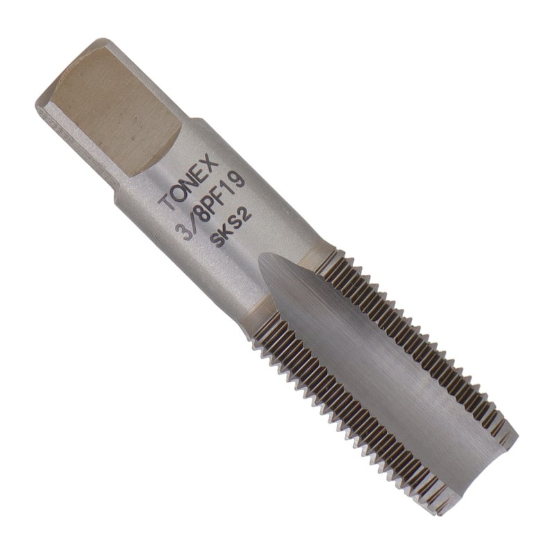 三共コーポレーション 4343862 ねじ切りパイプタップ 呼寸法3/8×ピッチ19mm #110283 1個（ご注文単位1個）【直送品】