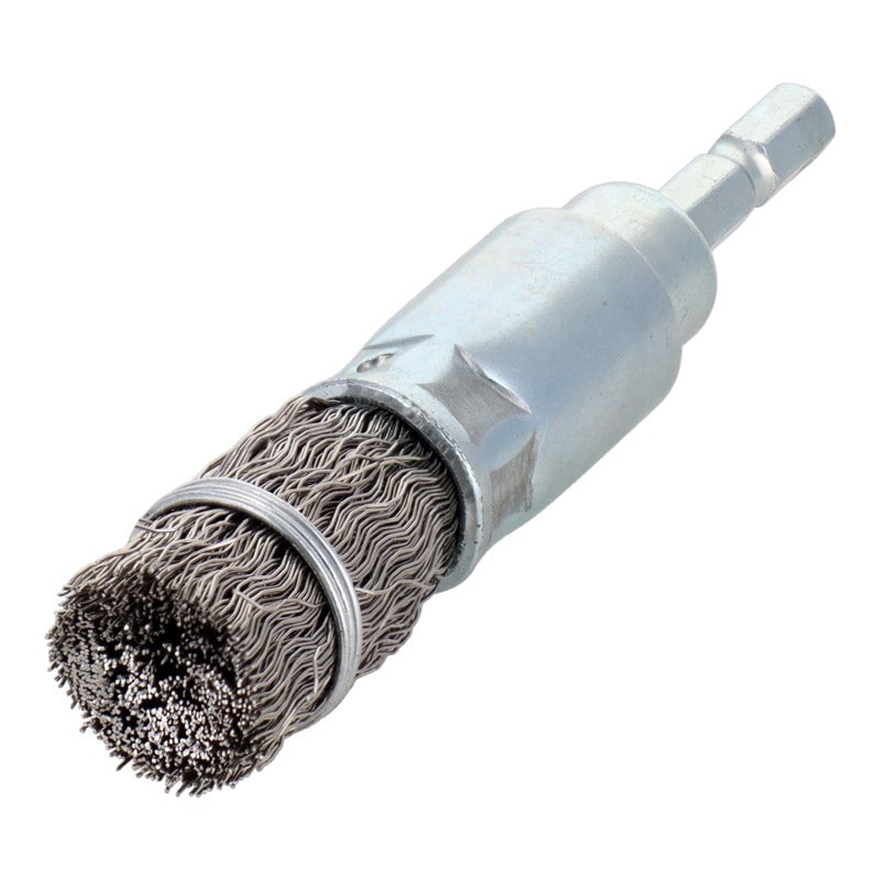 三共コーポレーション 4340480 六角軸筒型ブラシ ステンレス線 20mm #337076 1個（ご注文単位1個）【直送品】