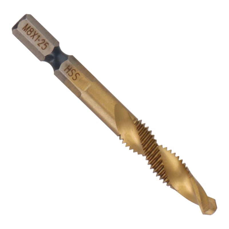 三共コーポレーション 4341722 スパイラルドリルタップ貫通穴用M8×1.25mm #350285 1個（ご注文単位1個）【直送品】