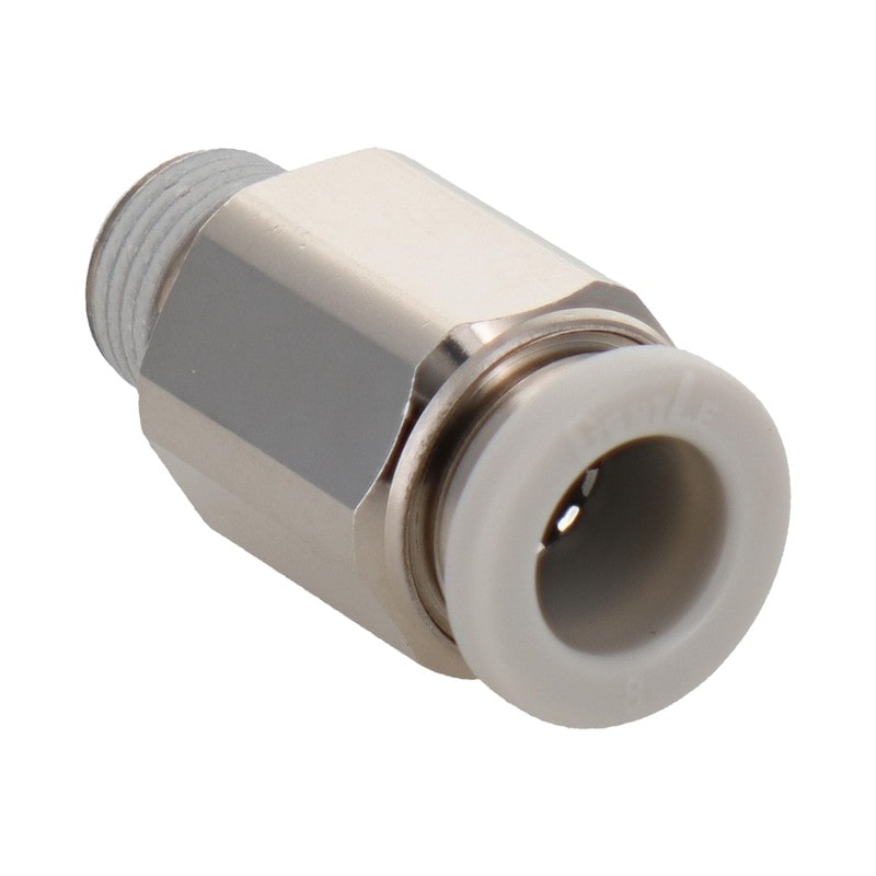 三共コーポレーション 4342708 ワンタッチ継手ハーフユニオンR1/8外径8mm #133502 1個(ご注文単位1個)【直送品】