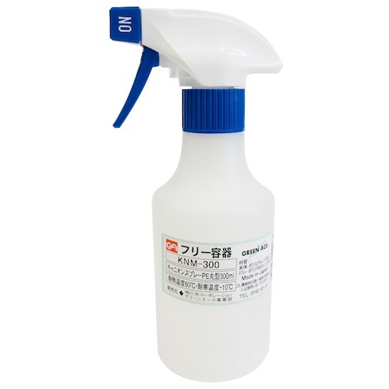 三共コーポレーション 4349021 キャニオンスプレー 丸型 PE 300mL KNM-300 1個（ご注文単位1個）【直送品】