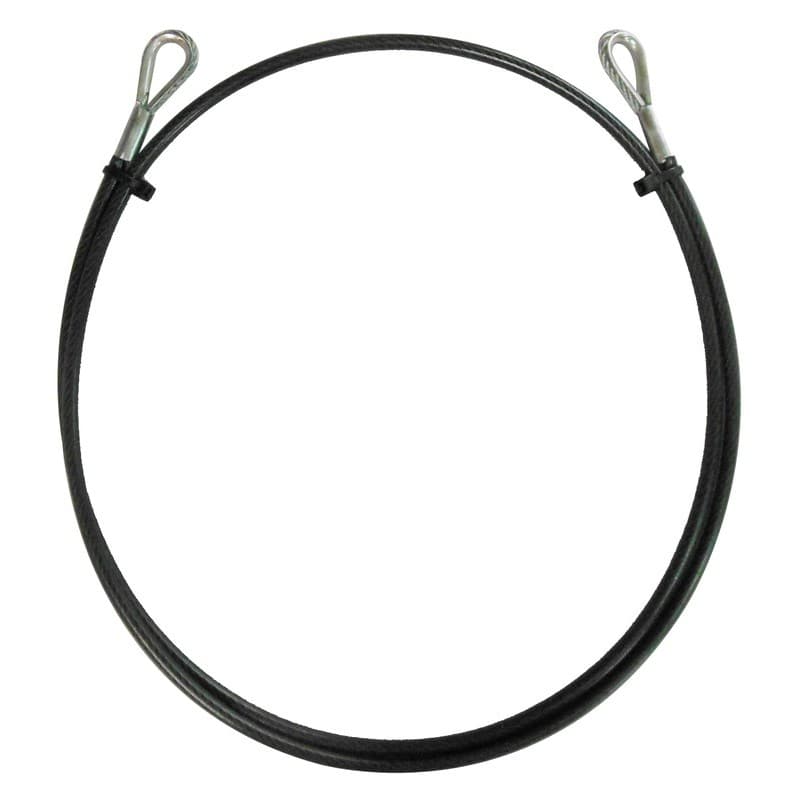 三共コーポレーション 4352203 ワイヤーロープ 両端シンブル加工径2.4mm×1m #360621 1個（ご注文単位1個）【直送品】