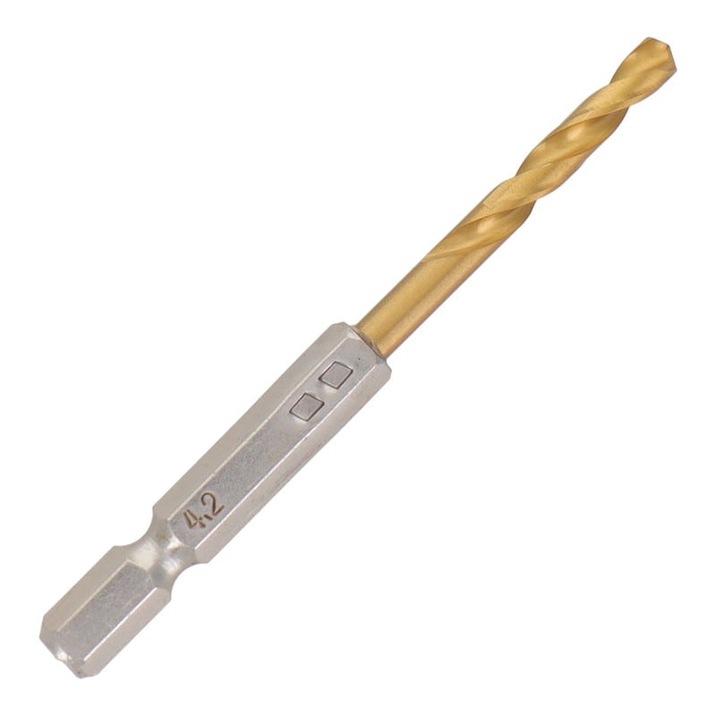 三共コーポレーション 434261 六角軸ショートチタンドリル 4.2mm #819513 1個（ご注文単位1個）【直送品】