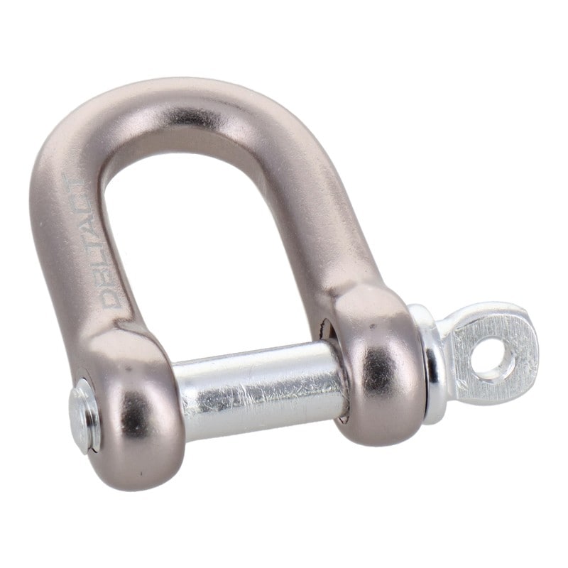 三共コーポレーション 4071259 U字環 軽量アルミ φ6mm ガンメタ #360501 1個(ご注文単位1個)【直送品】