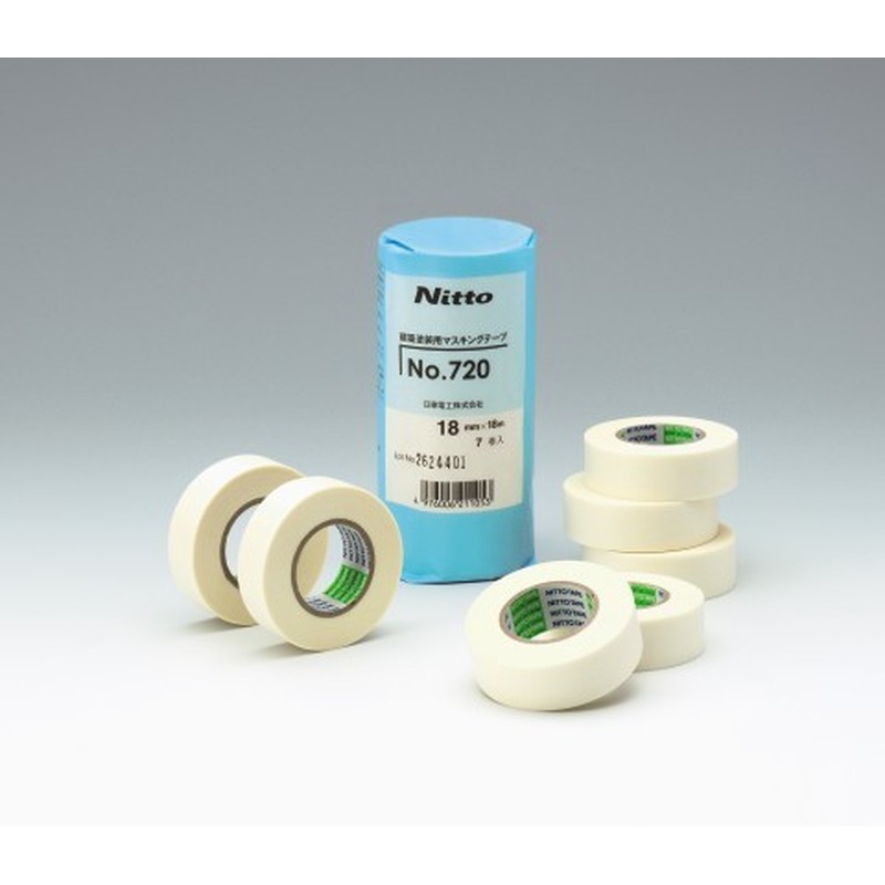 日東電工 9033007 720-12-10 マスキング72012mm10P 1個(ご注文単位1個)【直送品】