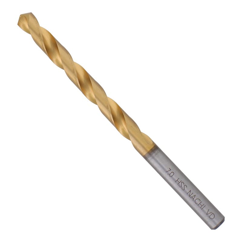 不二越 502374 鉄工用チタンコーティングドリル 7.0mm #454270 1個（ご注文単位1個）【直送品】