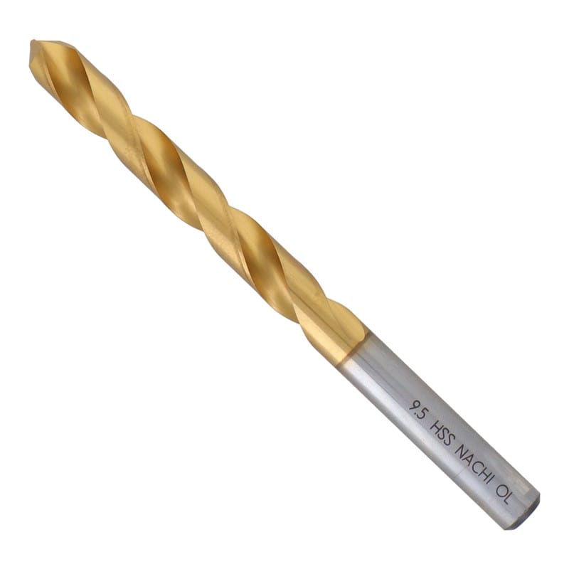 不二越 502379 鉄工用チタンコーティングドリル 9.5mm #454295 1個（ご注文単位1個）【直送品】