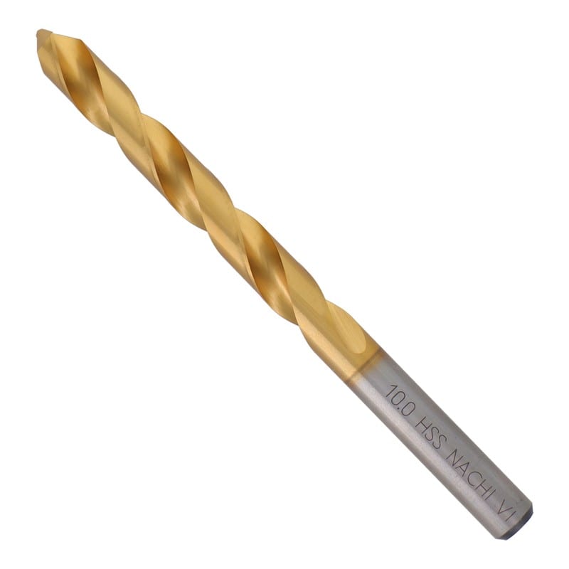 不二越 502380 鉄工用チタンコーティングドリル 10.0mm #454300 1個(ご注文単位1個)【直送品】