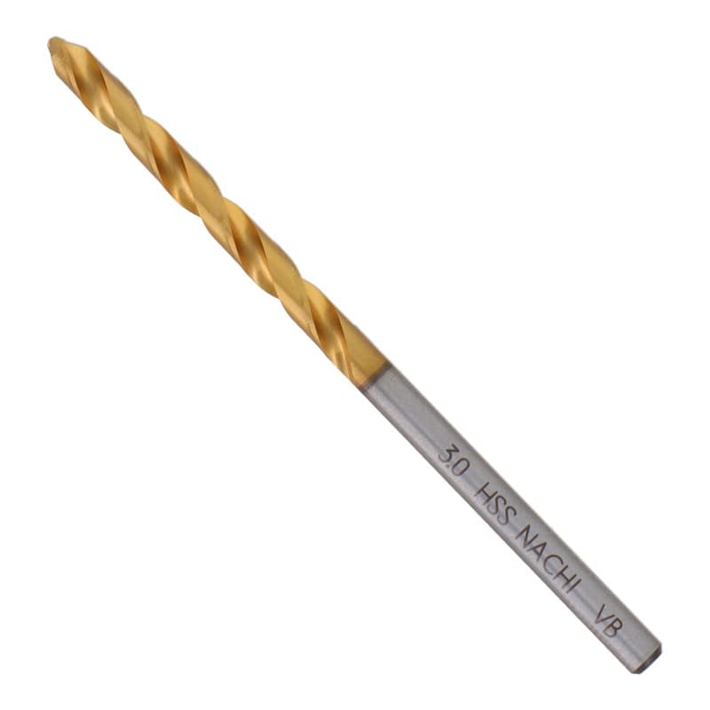 不二越 502360 鉄工用チタンコーティングドリル 3.0mm #454230 1個（ご注文単位1個）【直送品】