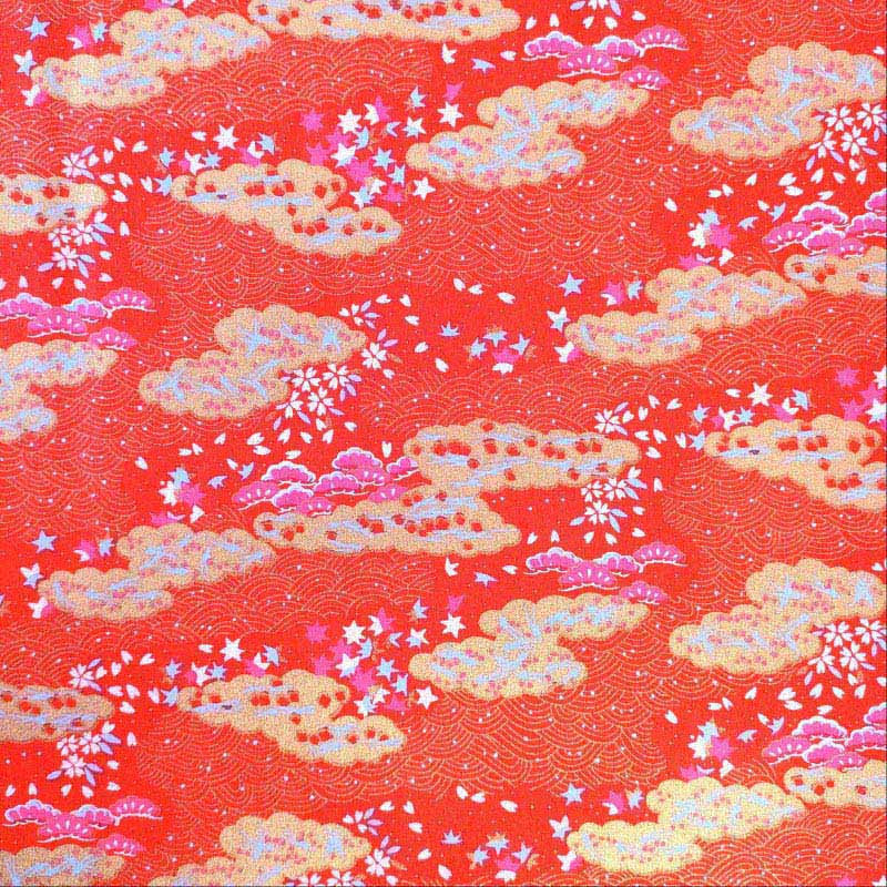 マルモ 和紙 花友禅 No.7147 1枚(ご注文単位2枚)【直送品】