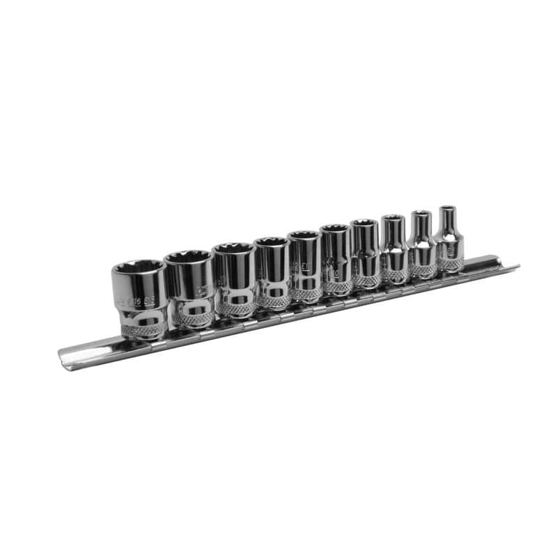 ワールドツール アストロプロダクツ AP 1/4DR マルチスプラインソケットセット (10個組) 2002000016003（ご注文単位1セット）【直送品】