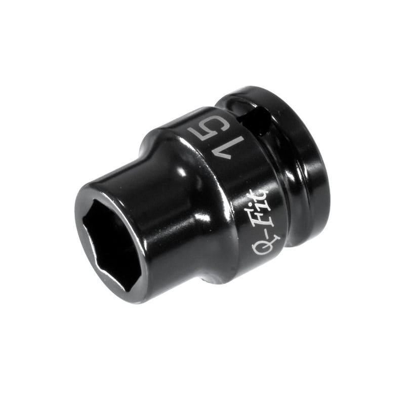ワールドツール アストロプロダクツ AP Q-Fit 1/2DR インパクトソケット 15mm 2002000033802(ご注文単位1個)【直送品】