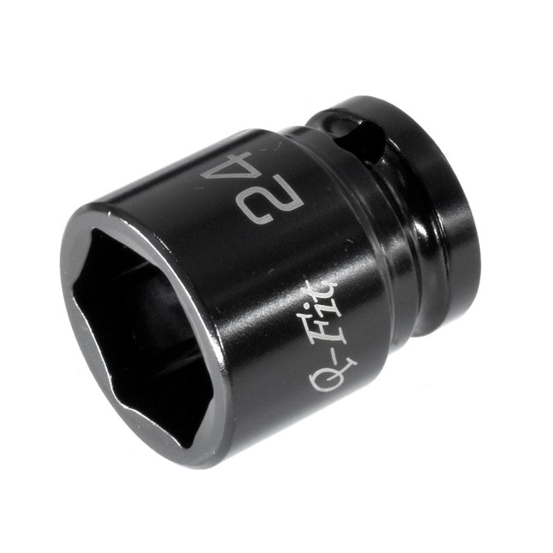 ワールドツール アストロプロダクツ AP Q-Fit 1/2DR インパクトソケット 24mm 2002000033871(ご注文単位1個)【直送品】