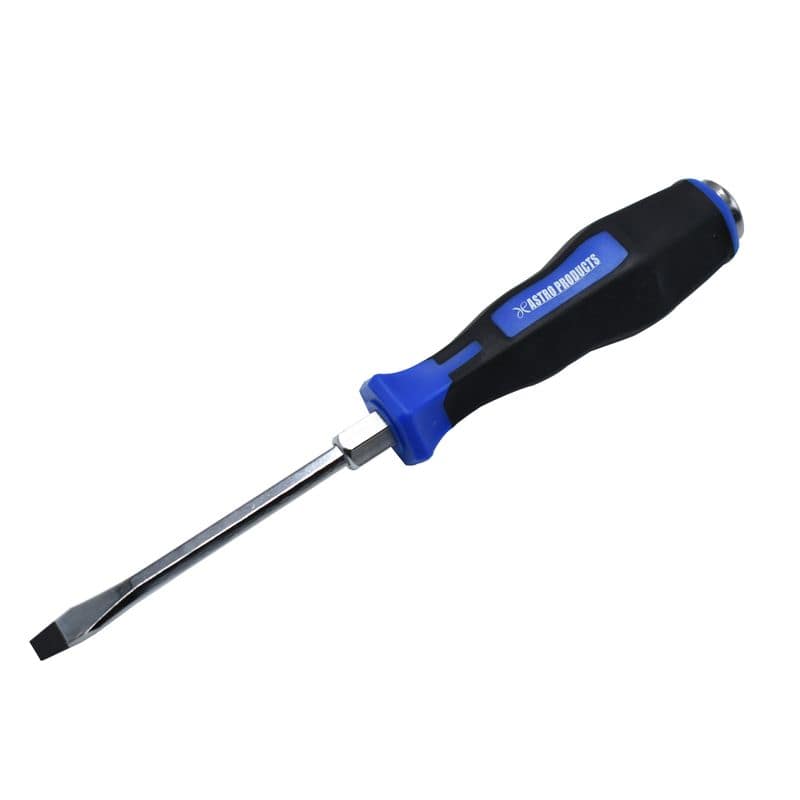 ワールドツール アストロプロダクツ AP 貫通マイナスドライバー ボルスター付 SL6.5×100mm 2002000035882（ご注文単位1個）【直送品】
