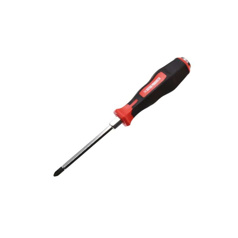 ワールドツール アストロプロダクツ AP 貫通プラスドライバー ボルスター付 PH1×75mm 2002000035899（ご注文単位1個）【直送品】