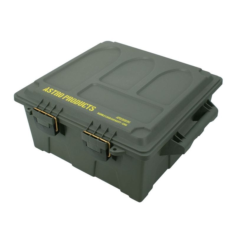 ワールドツール アストロプロダクツ AP プラスチックボックス 21L オリーブドラブ PB896 2003000008968（ご注文単位1個）【直送品】