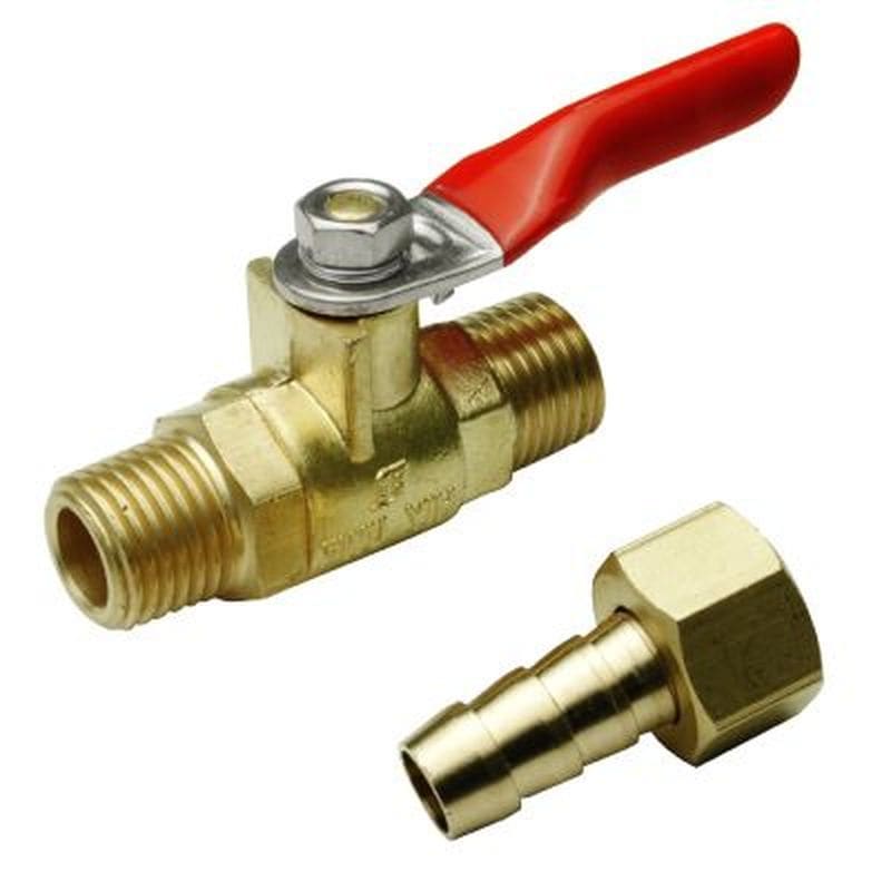 ワールドツール アストロプロダクツ AP R1/4 エアコック ホースジョイント付 2004000008637（ご注文単位1パック）【直送品】