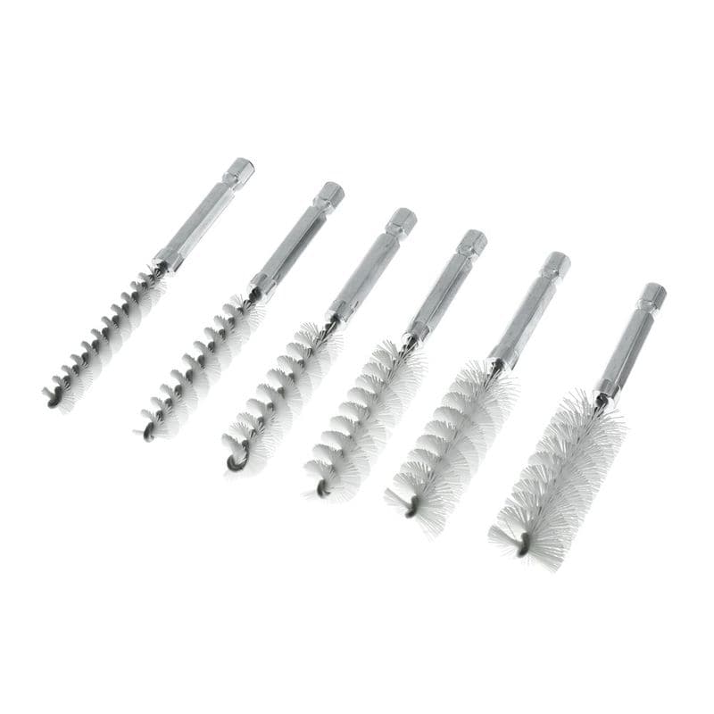 ワールドツール アストロプロダクツ AP 1/4HEX ワイヤーブラシセット ナイロン (6本組) 2011000012250(ご注文単位1セット)【直送品】