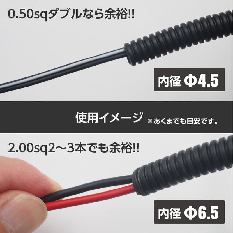 ワールドツール アストロプロダクツ AP Φ4.5 コルゲートチューブ スリット無 2026000012810（ご注文単位1個）【直送品】