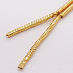 フレンチワイヤー 新金色 HEAVY(幅1.1mm)35cm 1巻(ご注文単位1巻)【直送品】
