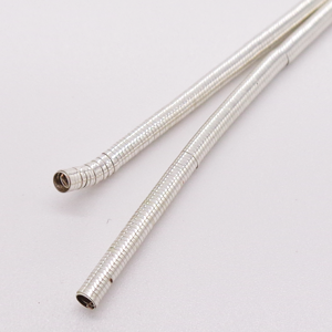 フレンチワイヤー 銀色 EXTRA HEAVY(幅1.8mm)35cm 1巻(ご注文単位1巻)【直送品】