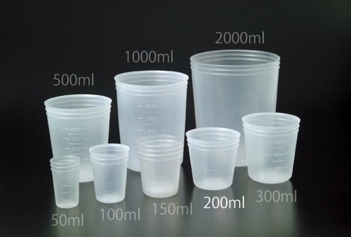 ニッコー・ハンセン ディスポビーカー 200ml  （PP製) (750個入) 1箱 (ご注文単位1箱)【直送品】