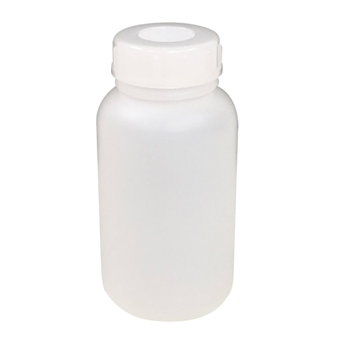 PE広口瓶 白 250mL 1本 (ご注文単位1本)【直送品】