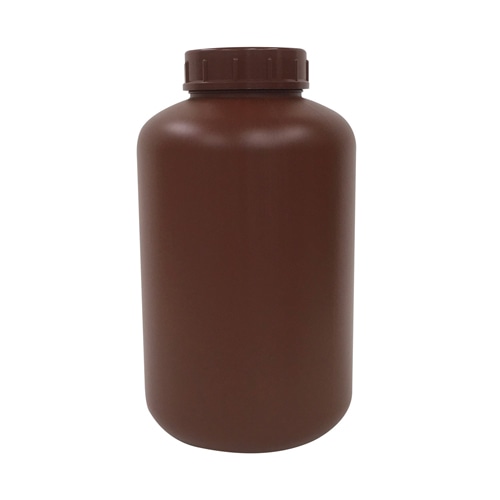 PE広口瓶 茶 5L 1本 (ご注文単位1本)【直送品】